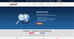 Desktop Screenshot of netsite.lu