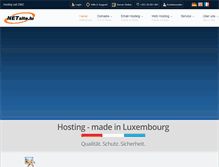 Tablet Screenshot of netsite.lu